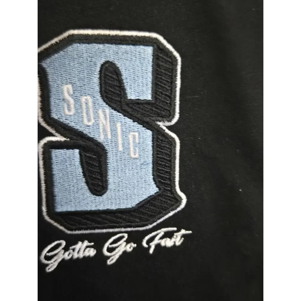 Sonic The Hedgehog Varsity Style Jacket Size 14/16 - Picture 6 of 6